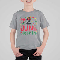 My Second Juneteenth T Shirt For Kid African American Baby Freedom Day