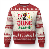 My Second Juneteenth Ugly Christmas Sweater African American Baby Freedom Day