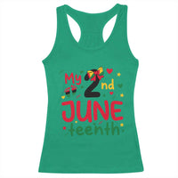 My Second Juneteenth Racerback Tank Top African American Baby Freedom Day