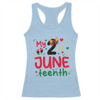 My Second Juneteenth Racerback Tank Top African American Baby Freedom Day