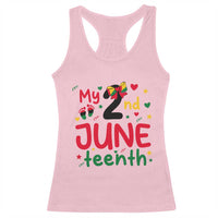 My Second Juneteenth Racerback Tank Top African American Baby Freedom Day