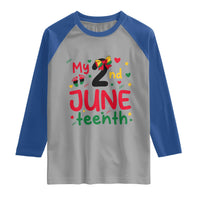 My Second Juneteenth Raglan Shirt African American Baby Freedom Day