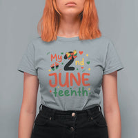 My Second Juneteenth T Shirt For Women African American Baby Freedom Day