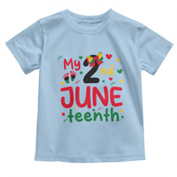 My Second Juneteenth Toddler T Shirt African American Baby Freedom Day