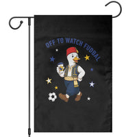Funny Bosnia Goose Soccer Fan Gift Garden Flag Off To Watch Fudbal