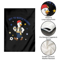 Funny Bosnia Goose Soccer Fan Gift Garden Flag Off To Watch Fudbal