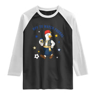 Funny Bosnia Goose Soccer Fan Gift Raglan Shirt Off To Watch Fudbal