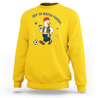 Funny Bosnia Goose Soccer Fan Gift Sweatshirt Off To Watch Fudbal
