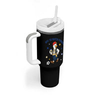 Funny Bosnia Goose Soccer Fan Gift Tumbler With Handle Off To Watch Fudbal