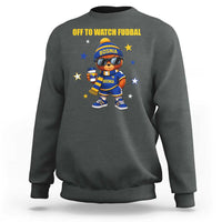 Funny Bosnia Teddy Bear Game Day Gift Sweatshirt Off To Watch Fudbal
