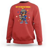 Funny Bosnia Teddy Bear Game Day Gift Sweatshirt Off To Watch Fudbal