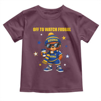 Funny Bosnia Teddy Bear Game Day Gift Toddler T Shirt Off To Watch Fudbal