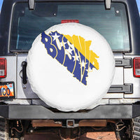 Bosnia And Herzegovina Word Art Map Spare Tire Cover Bosnian Pride Gift