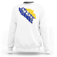 Bosnia And Herzegovina Word Art Map Sweatshirt Bosnian Pride Gift