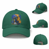 Bosnian Dragon Fudbal Fan Baseball Cap Bosnia And Herzegovina Pride