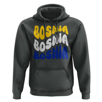 Groovy Retro Bosnia Hoodie Proud Bosnian Balkan Heritage Gift
