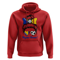 Bosnia Soccer Messy Bun Hoodie Hajmo Bosno Game Day Gift