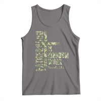 Fatherhood Is Kingdom Work Tank Top Camo Christian Fathers Day Gift