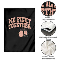 Endometrial Cancer Warrior Garden Flag We Fight Together Boxing Gift