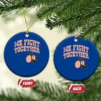 Endometrial Cancer Warrior Ceramic Ornament We Fight Together Boxing Gift