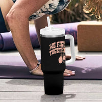 Endometrial Cancer Warrior Tumbler With Handle We Fight Together Boxing Gift