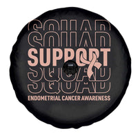 Endometrial Cancer Awareness Spare Tire Cover Support Squad Ribbon Warrior