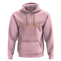 Endometrial Cancer Awareness Hoodie Support Squad Ribbon Warrior