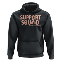 Endometrial Cancer Awareness Hoodie Support Squad Warrior Gift