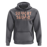 Endometrial Cancer Awareness Hoodie Support Squad Warrior Gift