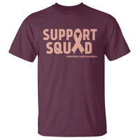 Endometrial Cancer Awareness T Shirt Support Squad Warrior Gift