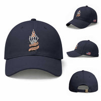 Funny Endometrial Cancer Skeleton Not Today Baseball Cap Fighter Peach Ribbon