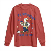 Hajmo Bosno I Came To Yell Long Sleeve Shirt Funny Bosnia Goose Game Day Gift