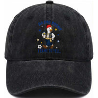 Hajmo Bosno I Came To Yell Washed Cotton Baseball Cap Funny Bosnia Goose Game Day Gift