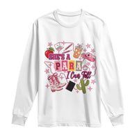 Funny Western Teacher Aide Graphic Long Sleeve Shirt She's A Para I Can Tell