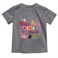 Funny Western Teacher Aide Graphic Toddler T Shirt She's A Para I Can Tell
