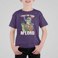 Funny Medieval Knight Frog Meme With Sword T Shirt For Kid Twas The Tism MLord