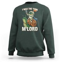 Funny Medieval Knight Frog Meme With Sword Sweatshirt Twas The Tism MLord
