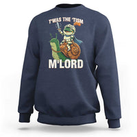 Funny Medieval Knight Frog Meme With Sword Sweatshirt Twas The Tism MLord
