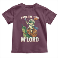 Funny Medieval Knight Frog Meme With Sword Toddler T Shirt Twas The Tism MLord