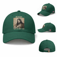 Funny Christian Jesus Faith Meme Baseball Cap Omg You Guys Thats Not What I Said