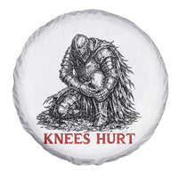 Funny Knees Hurt Medieval Knight Spare Tire Cover Dark Fantasy Sword Warrior Humor