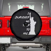 Funny New York City Travel Graphic Spare Tire Cover I Survived My Trip To NYC