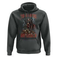 Funny Medieval Knight Worker Meme Hoodie Three Coffees No Lunch Valkyrie Coffee Lover
