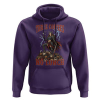Funny Medieval Knight Worker Meme Hoodie Three Coffees No Lunch Valkyrie Coffee Lover