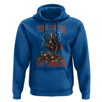 Funny Medieval Knight Worker Meme Hoodie Three Coffees No Lunch Valkyrie Coffee Lover