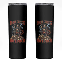 Funny Medieval Knight Worker Meme Skinny Tumbler Three Coffees No Lunch Valkyrie Coffee Lover