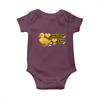 Funny Duck Lover Gift Baby Onesie Easily Distracted By Ducks - Wonder Print Shop