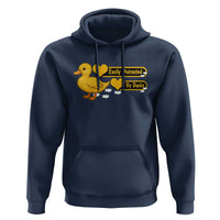 Funny Duck Lover Gift Hoodie Easily Distracted By Ducks - Wonder Print Shop