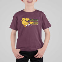 Funny Duck Lover Gift T Shirt For Kid Easily Distracted By Ducks - Wonder Print Shop