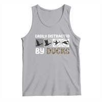 Funny Hunting Gift Tank Top Easily Distracted By Ducks Outdoor Lover - Wonder Print Shop